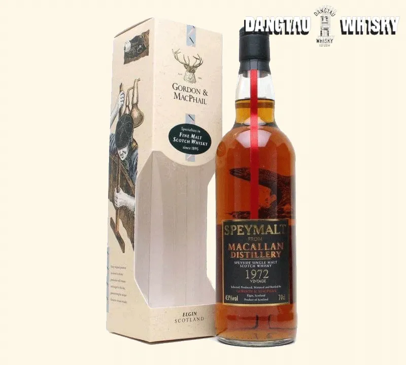 macallan 1972 speymalt gm 30 1 | DangTau Whisky Macallan 1972 Speymalt G&M 30 năm tuổi