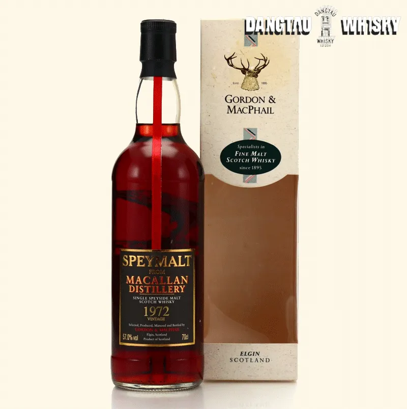 macallan 1972 speymalt gm 30 2 | DangTau Whisky Macallan 1972 Speymalt G&M 30
