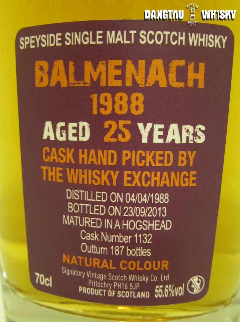 Balmenach 1988 Signatory Vintage Cask Hand Picked by The Whisky Exchange
